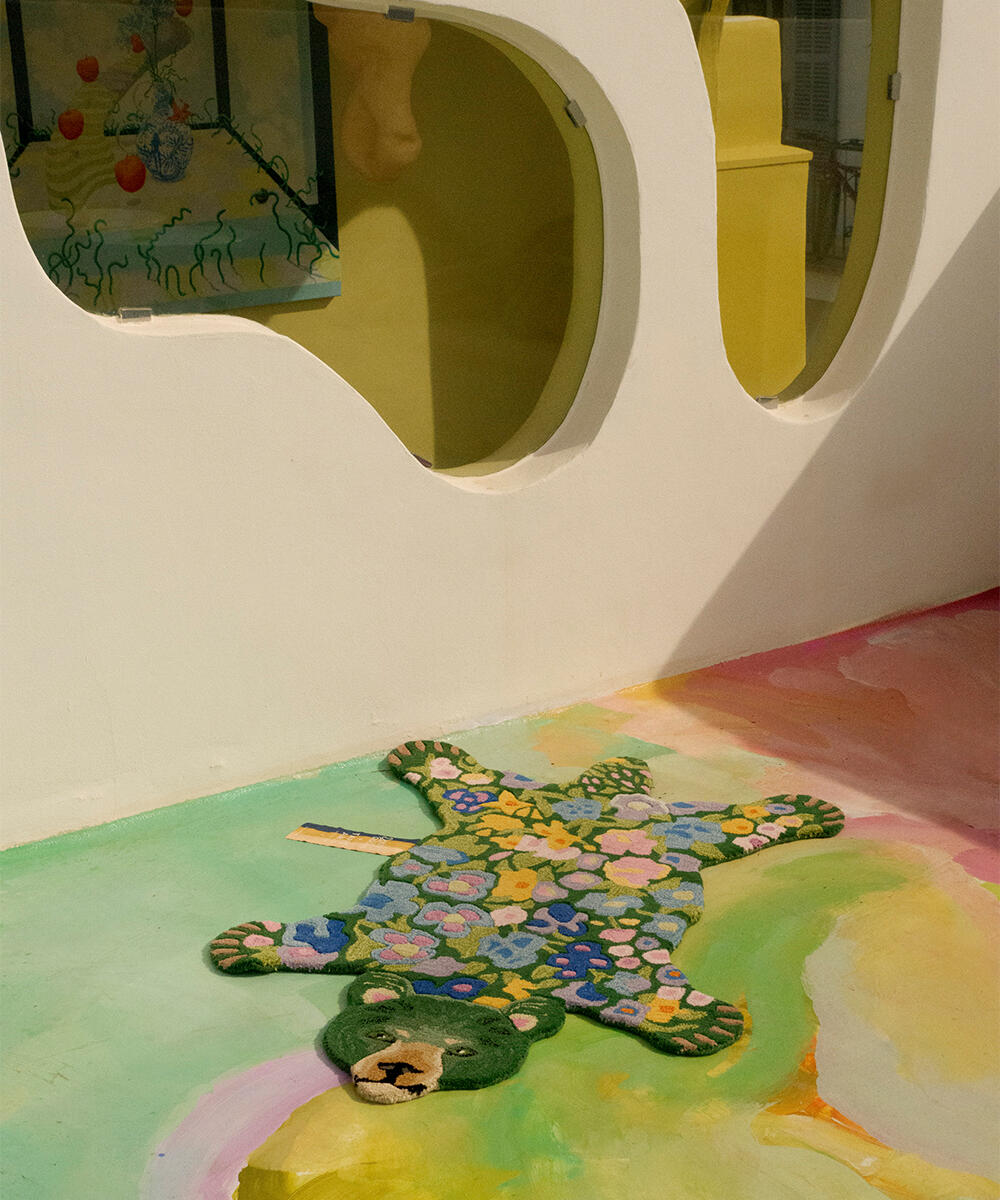 Josie Jardin Bear gulvtæppe, Large - Dessin